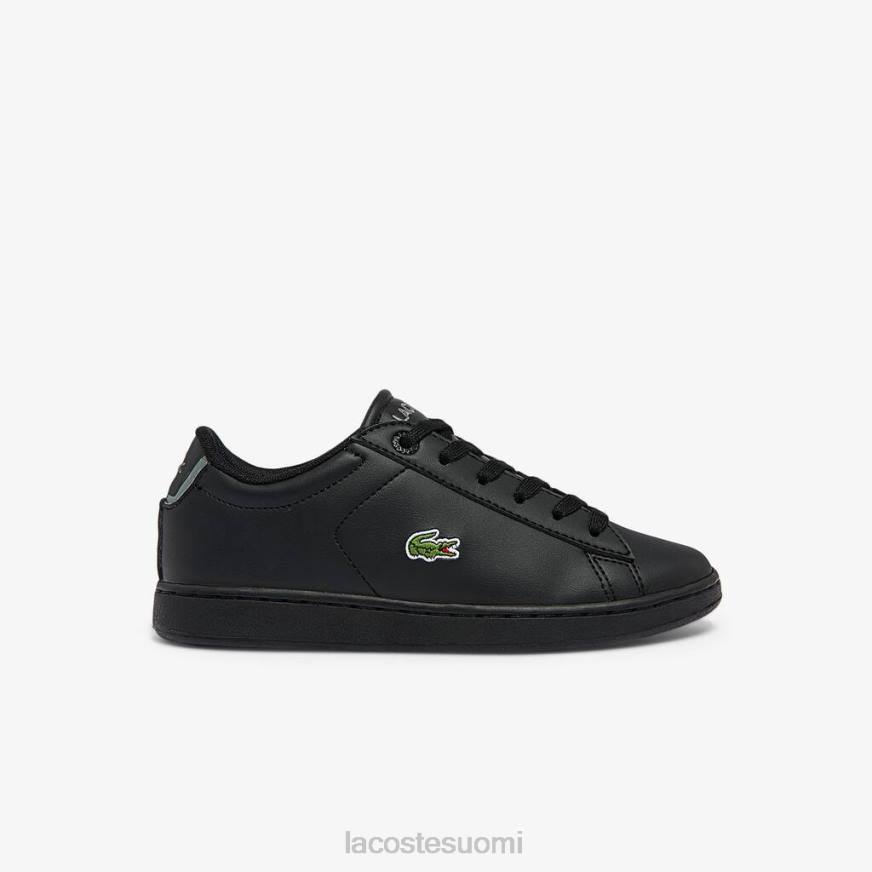 kenkiä Lacoste carnaby evo bl synteettiset lenkkarit musta lapset VR263227