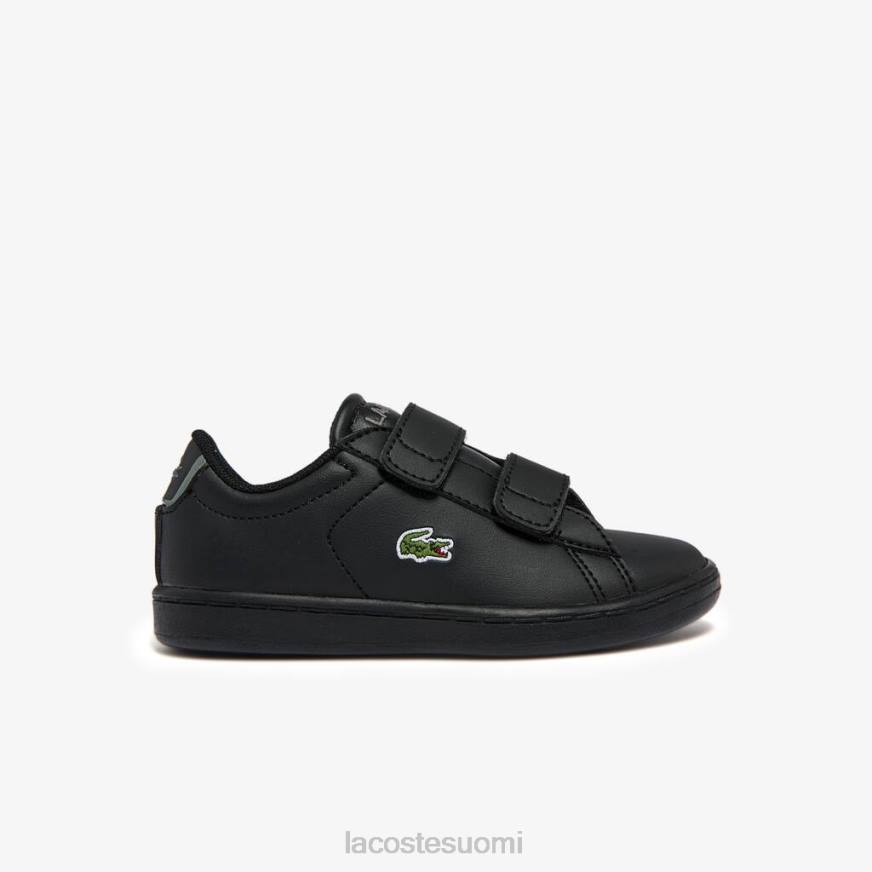 kenkiä Lacoste carnaby evo bl synteettiset lenkkarit musta lapset VR262939