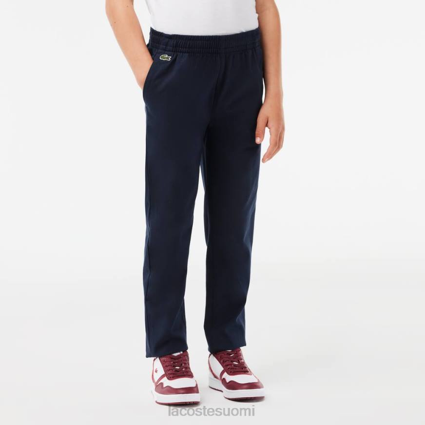 vaatetus Lacoste stretch puuvilla gabardine chino laivastonsininen lapset VR263269