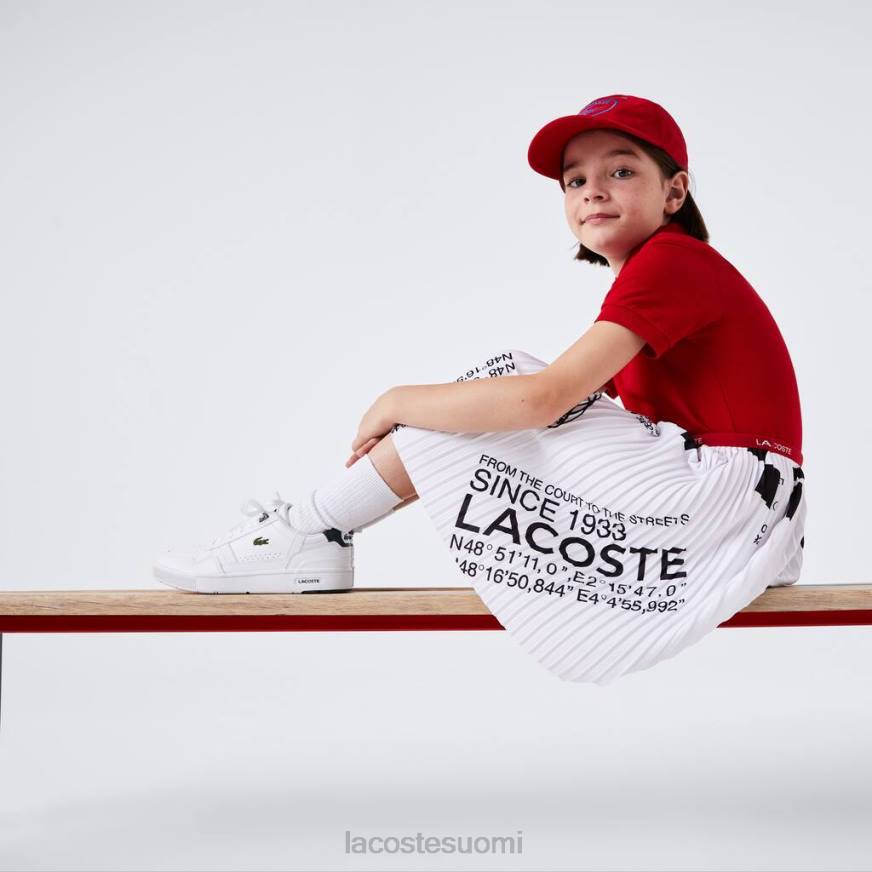 vaatetus Lacoste jersey-laskoshame valkoinen lapset VR263291