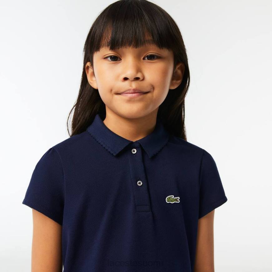 vaatetus Lacoste kampakaulus mini pique poolo laivastonsininen lapset VR262951