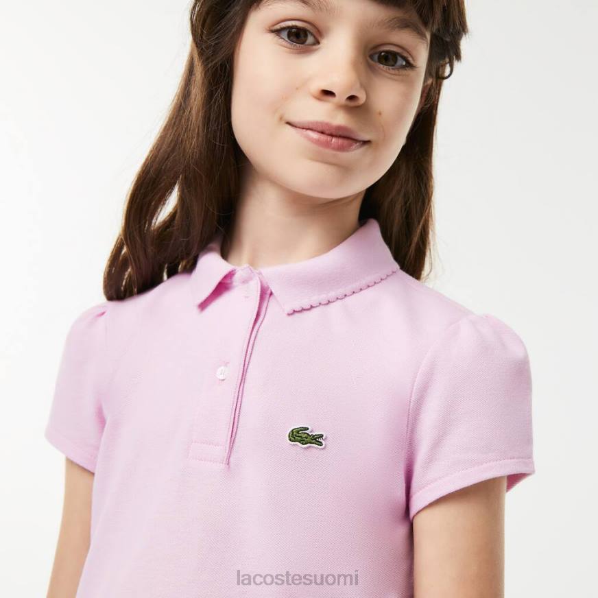 vaatetus Lacoste kampakaulus mini pique poolo vaaleanpunainen lapset VR262961