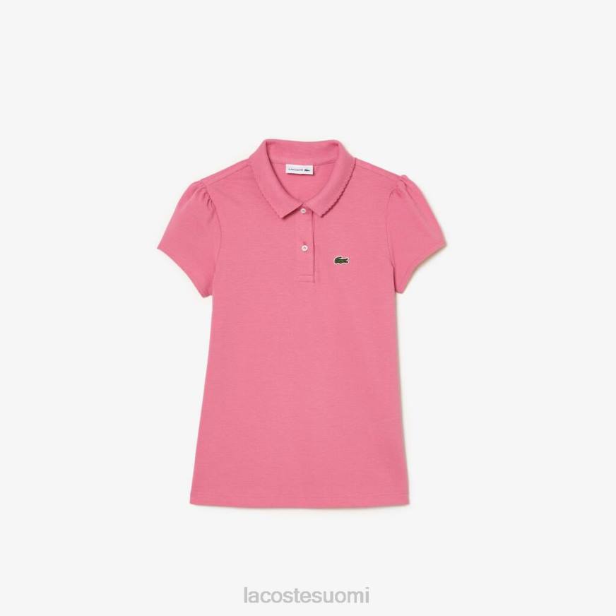 vaatetus Lacoste kampakaulus mini pique poolo vaaleanpunainen lapset VR263037