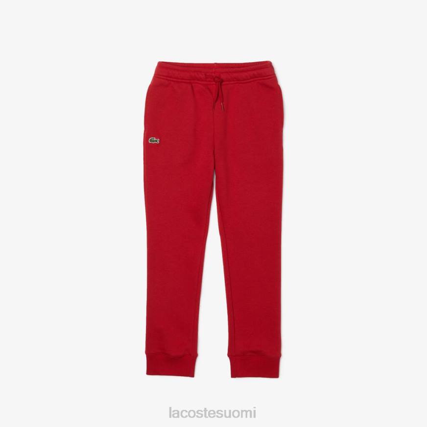 vaatetus Lacoste urheilulliset fleece-housut punainen lapset VR263218