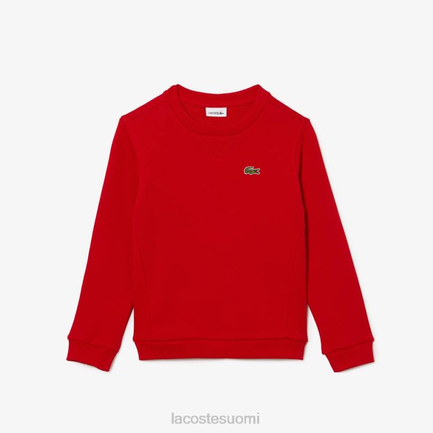 vaatetus Lacoste puuvilla fleece paita punainen lapset VR262974