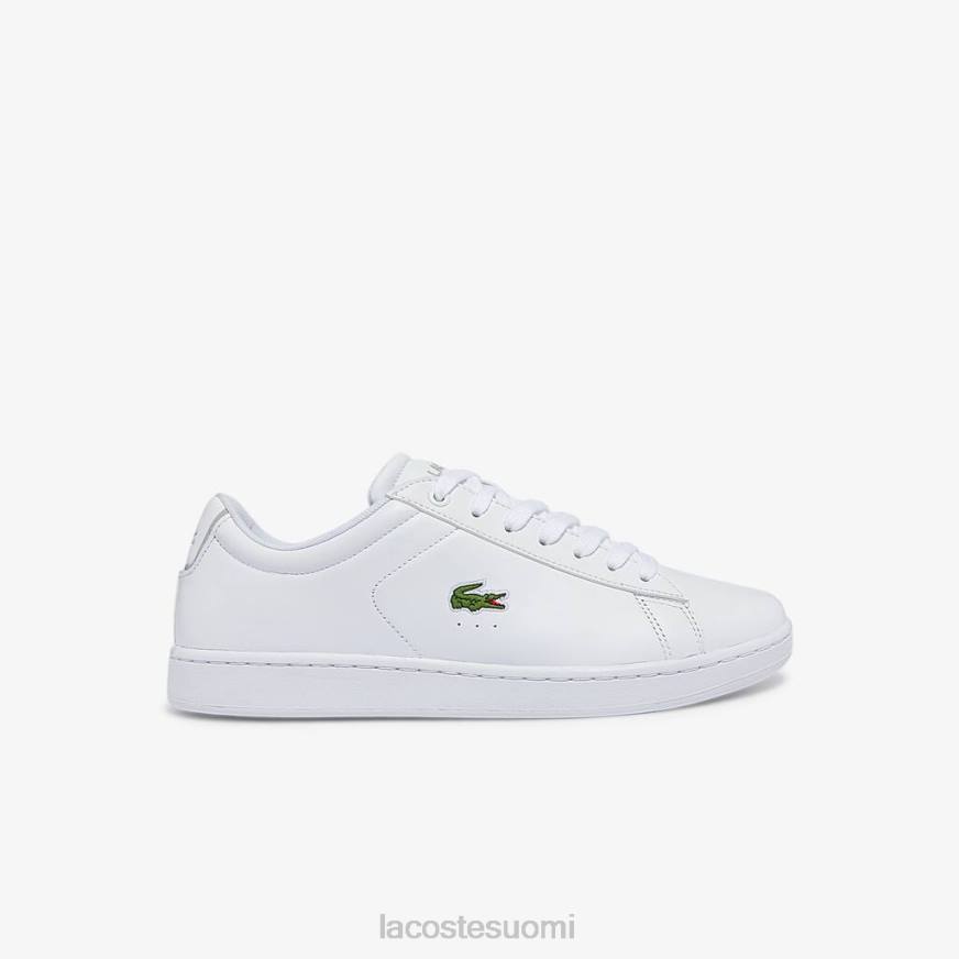 kenkiä Lacoste carnaby bl -nahkaiset lenkkarit valkoinen miehet VR261817