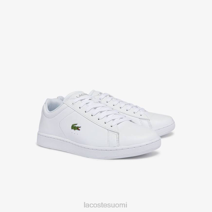 kenkiä Lacoste carnaby bl -nahkaiset lenkkarit valkoinen miehet VR261817