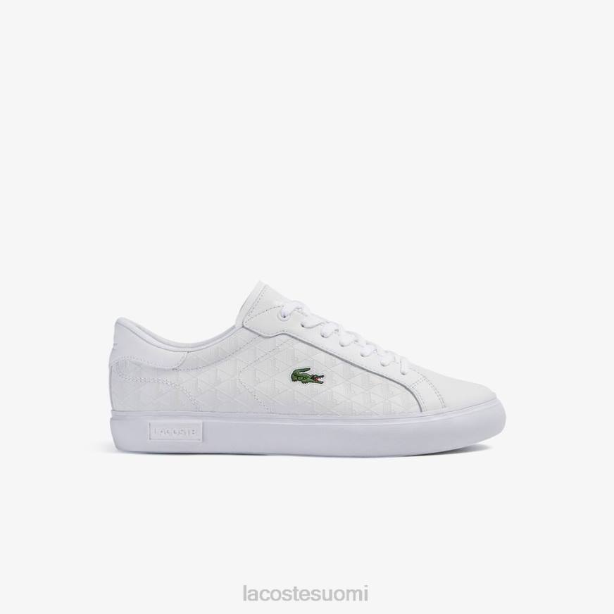 kenkiä Lacoste powercourt nahkaiset lenkkarit valkoinen miehet VR261703