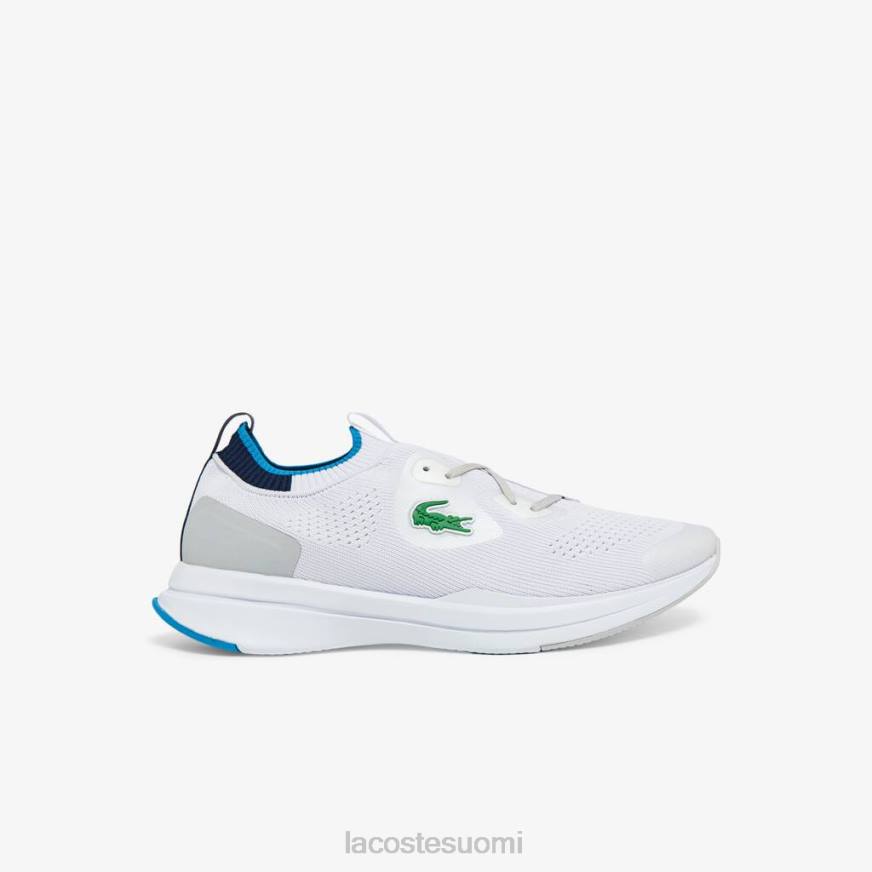 kenkiä Lacoste run spin neulotut tekstiililenkkarit valkoinen/sininen miehet VR261863