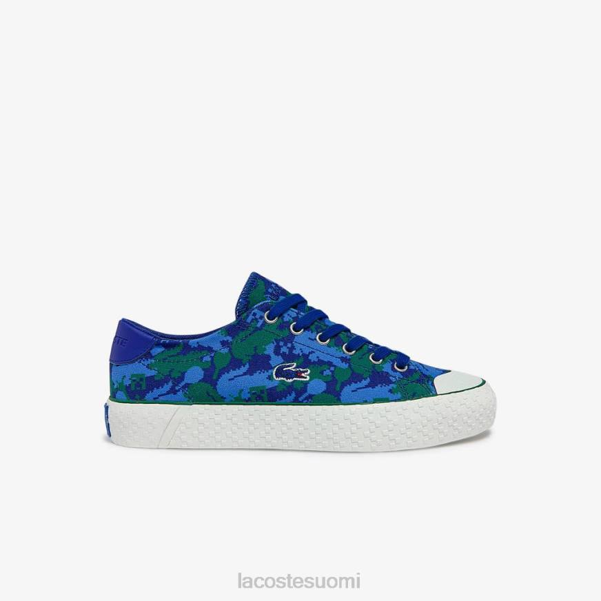 kenkiä Lacoste x Minecraft gripshot canvas -lenkkarit sinivihreä naiset VR262734