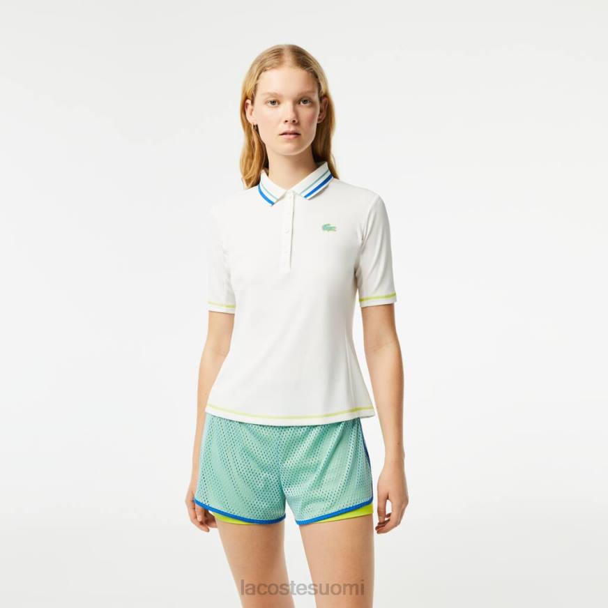 vaatetus Lacoste tennis ultra-dry pique poolo valkoinen naiset VR262366