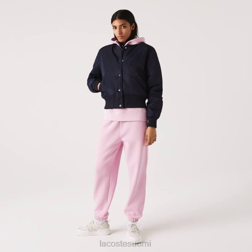 vaatetus Lacoste tikattu nylon bomber-takki laivastonsininen naiset VR262623