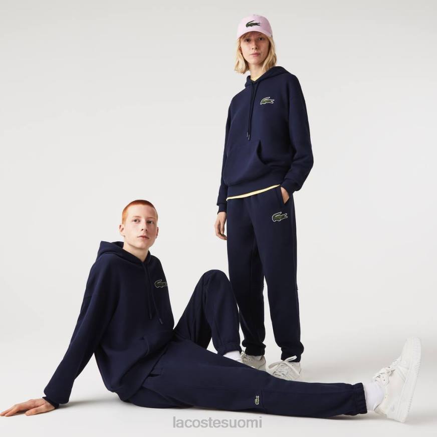 vaatetus Lacoste luomupuuvillafleece-housut laivastonsininen sukupuolineutraali VR261049